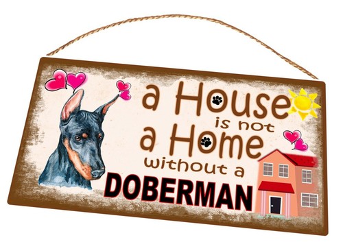 Doberman novelty metal hanging - novelty,