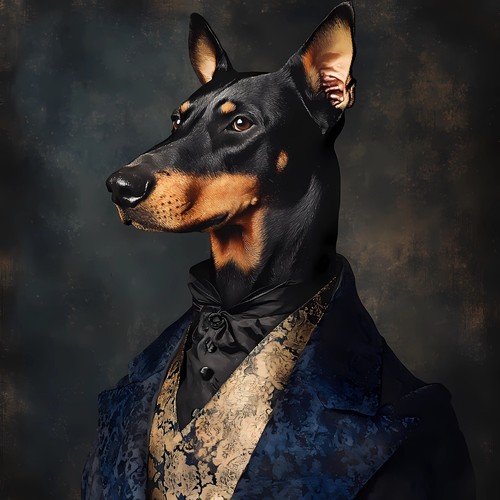 Lord doberman with - lord, formal