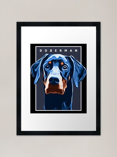 Natural ear doberman dog - natural,