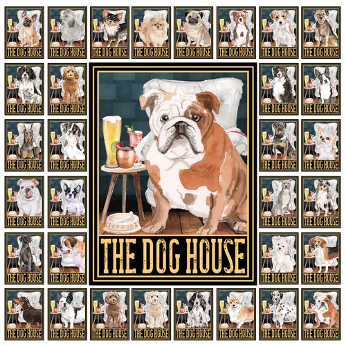 The dog house - metal, tin