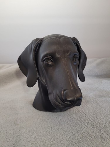 Doberman bust ornament - ornament, –