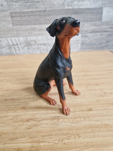 Doberman dog figurine vintage - dog,