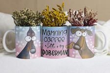 FREE POST DOBERMAN MUG